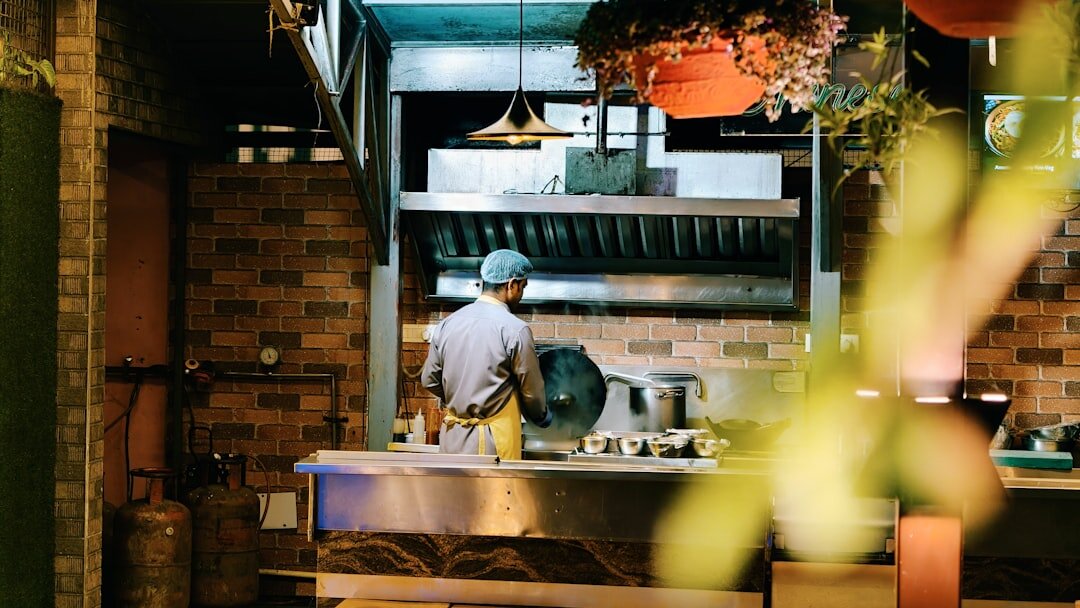 chef cooking in kitchen