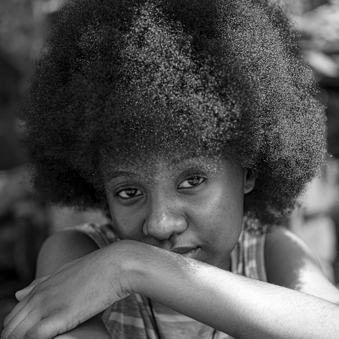 Portrait of a young Portuguese woman smiling